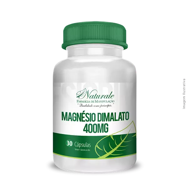 Magnésio Dimalato 400mg 30 Cápsulas