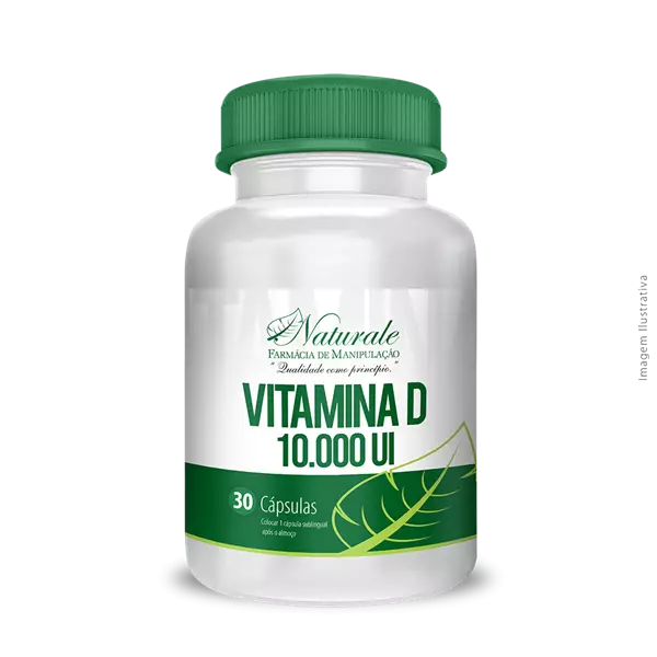Vitamina D 10.000 UI 30 Cápsulas