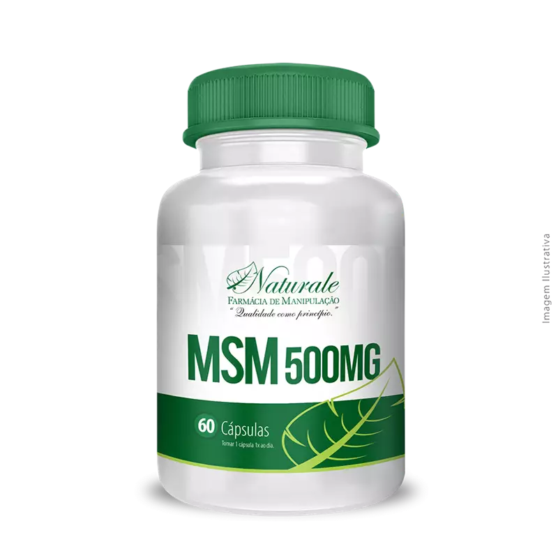 MSM 500mg 60 Cápsulas
