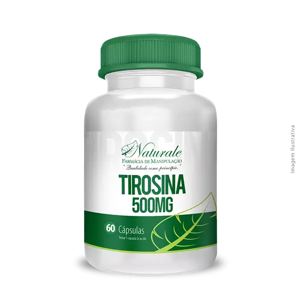 Tirosina 500mg 60 Cápsulas