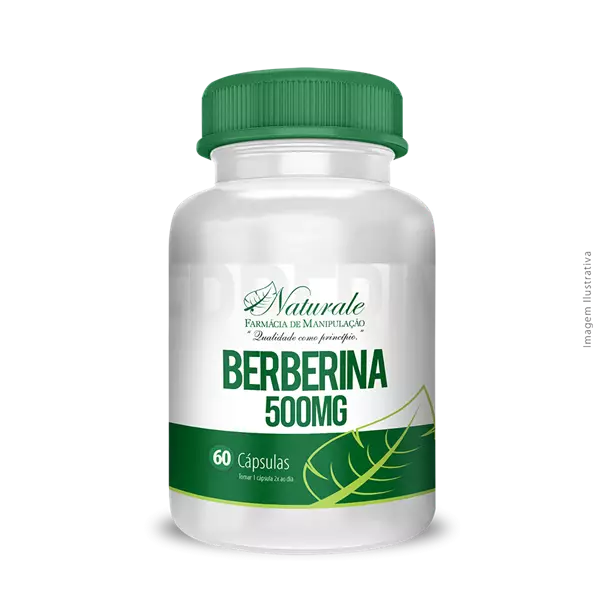 Berberina 500mg 60 Cápsulas