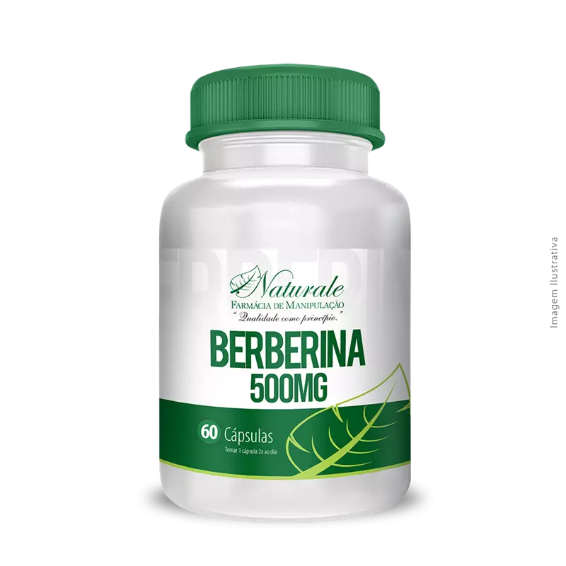 Berberina 500mg 60 Cápsulas