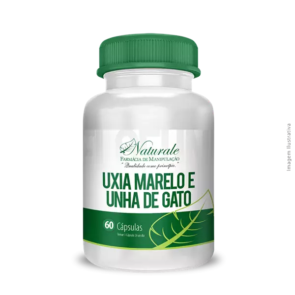 Uxi Amarelo e Unha de Gato 60 Cápsulas