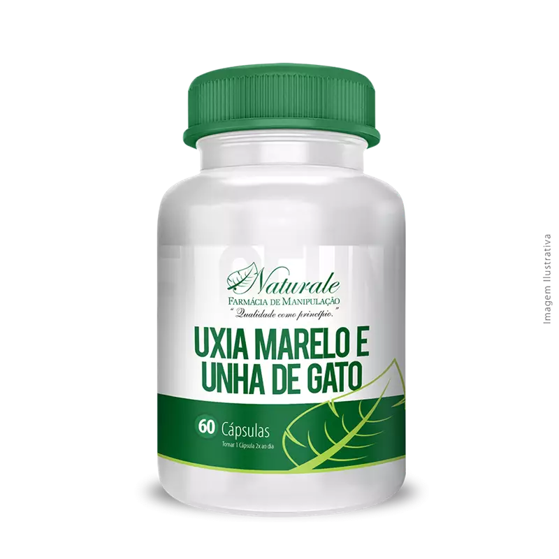 Uxi Amarelo e Unha de Gato 60 Cápsulas